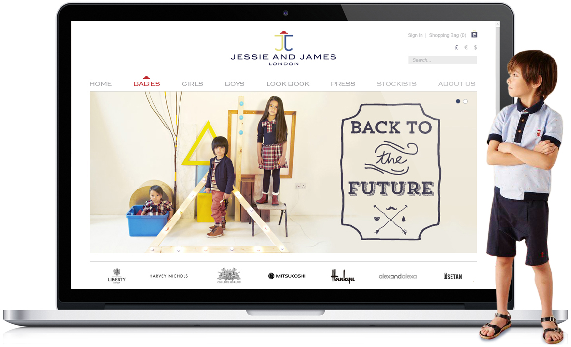 FEE Creative - Jessie and James Website Design